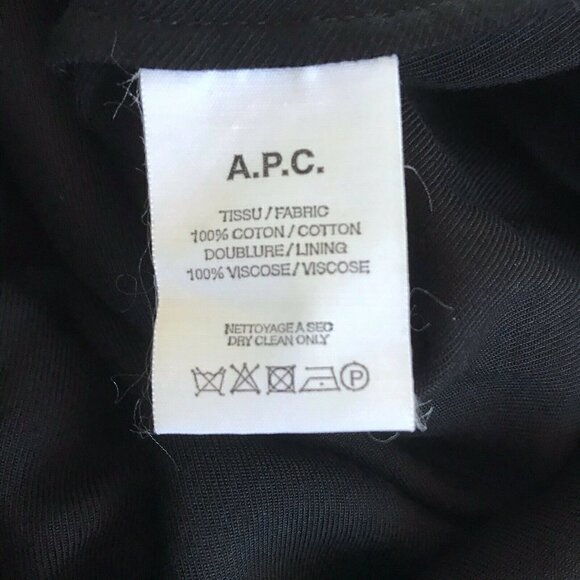 A.P.C. & VANESSA SEWARD Joan Black Crochet Dress - Picture 5 of 6